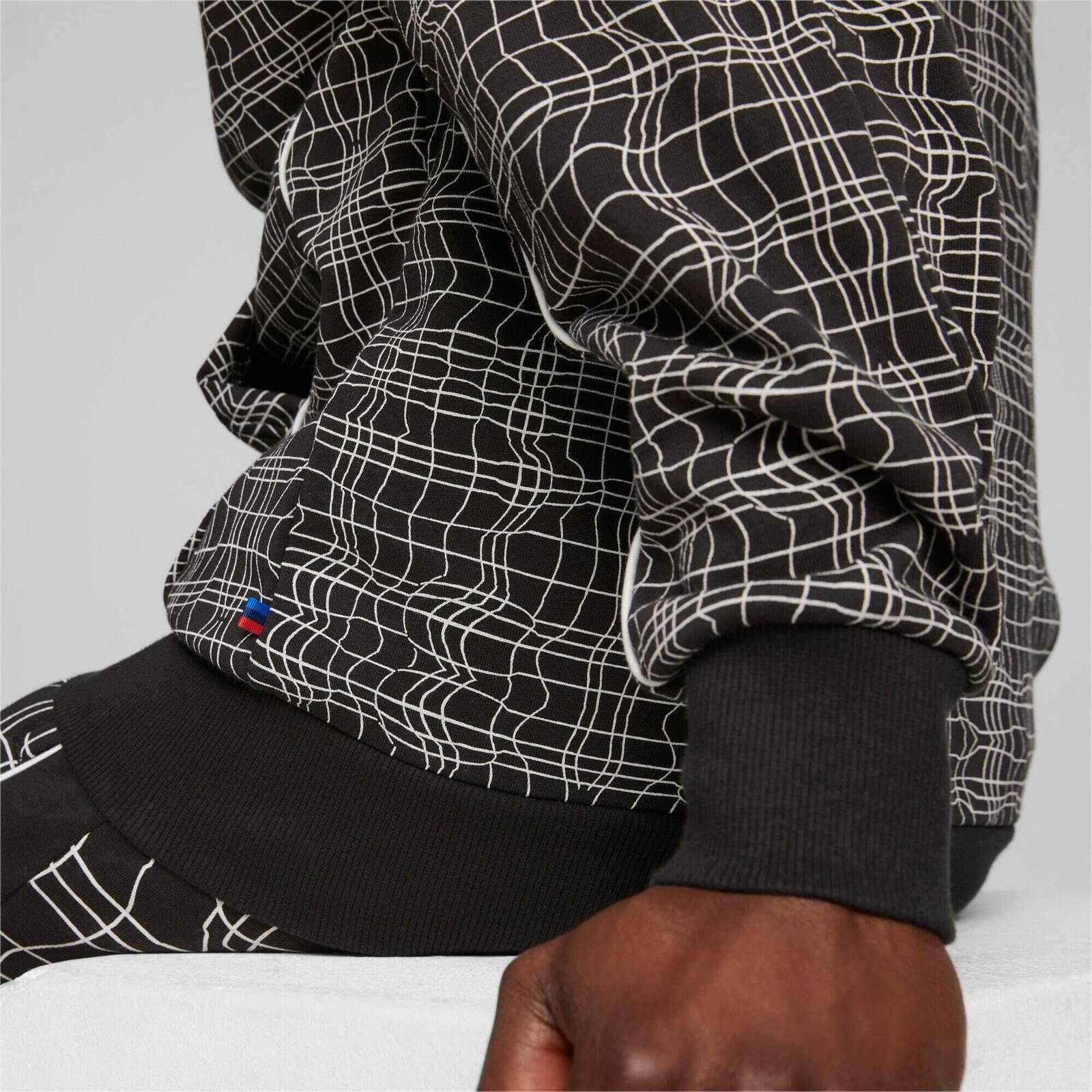 Capot Puma Bmw Mms Camo Sds Hooded Sweat Jacket, Noir, Hommes 4/5