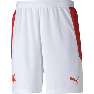 Korte broek puma sks home shorts. wit. mannen