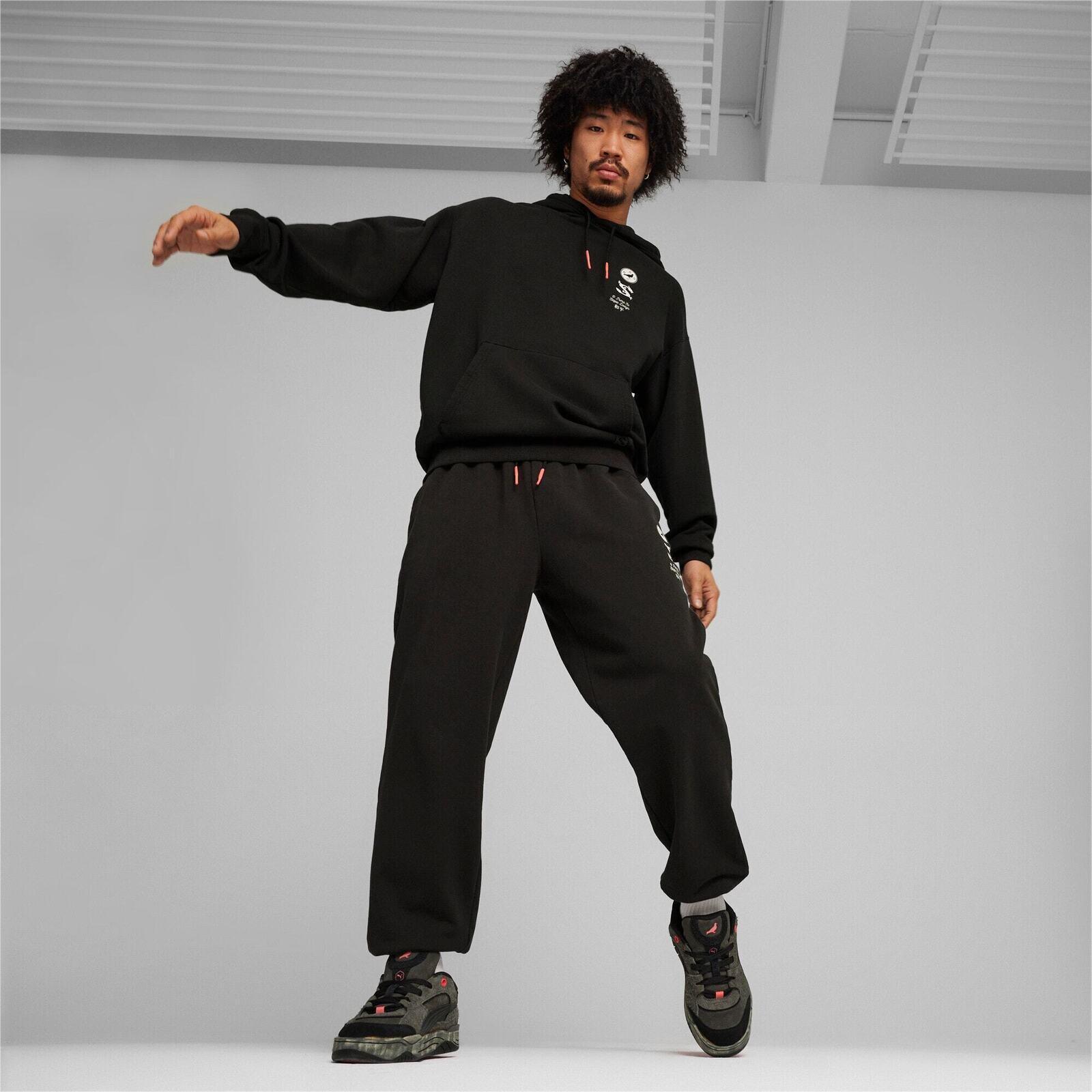 Pantaloni Puma X Staple Sweatpants Tr, Nero, Uomini 3/5