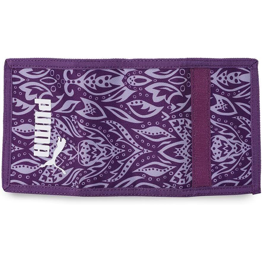 Billetera Puma Phase AOP, Púrpura, Unisexo 4/5