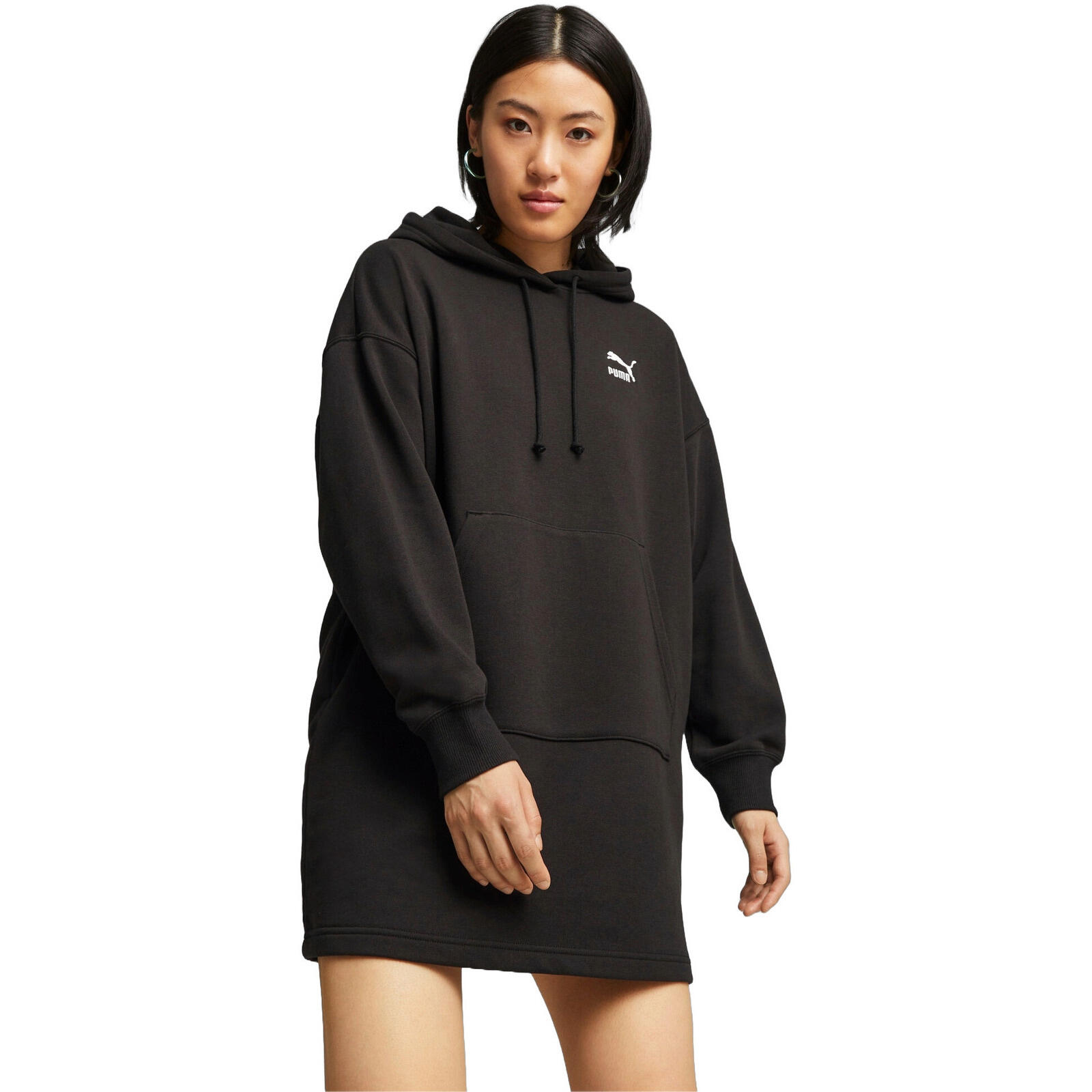 Puma - Robe Puma Classics Hooded, Noir, Femmes - Jupette - Noir - S - Decathlon