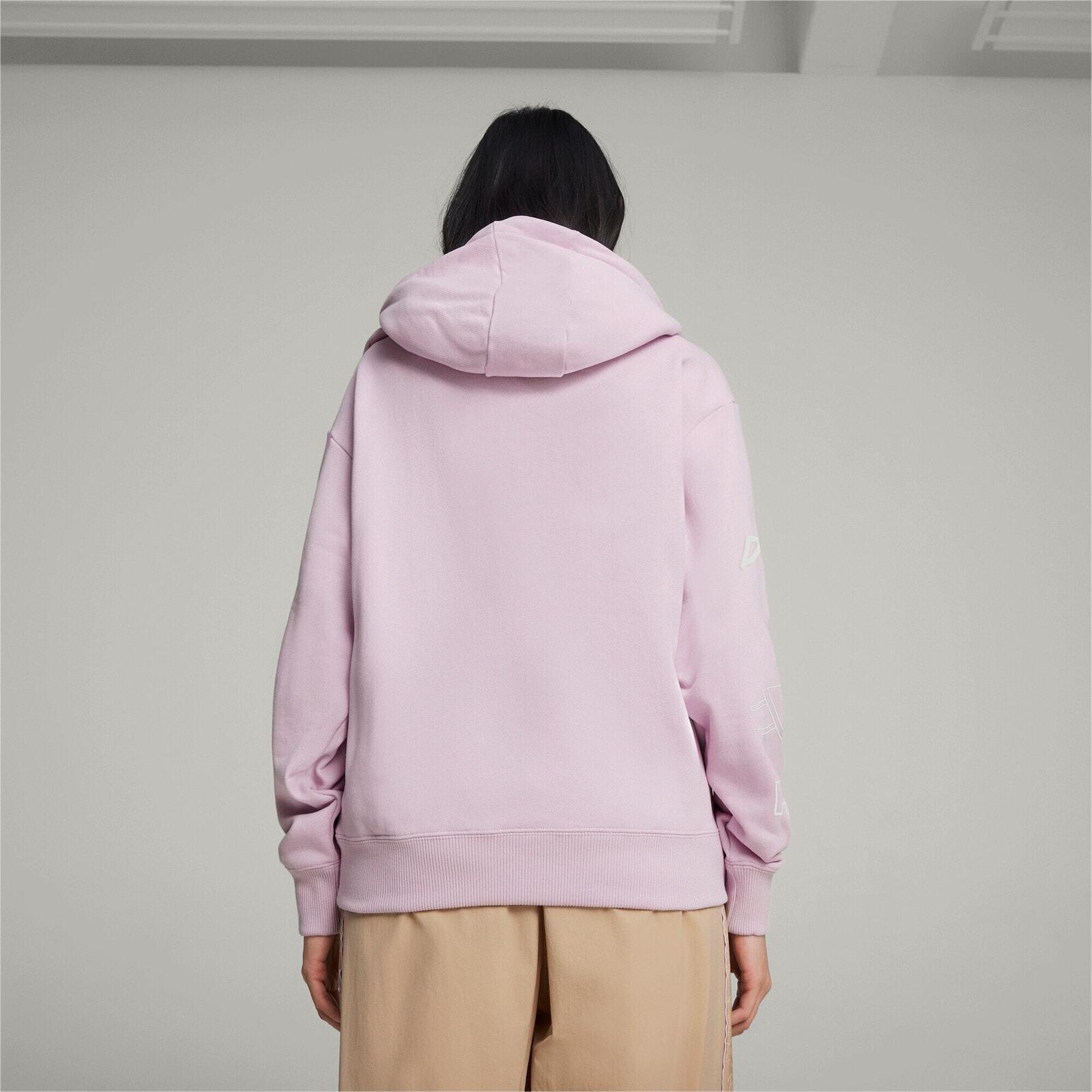 Capot Puma X Sophia Chang Graphic Hoodie, Rose, Femmes 2/7