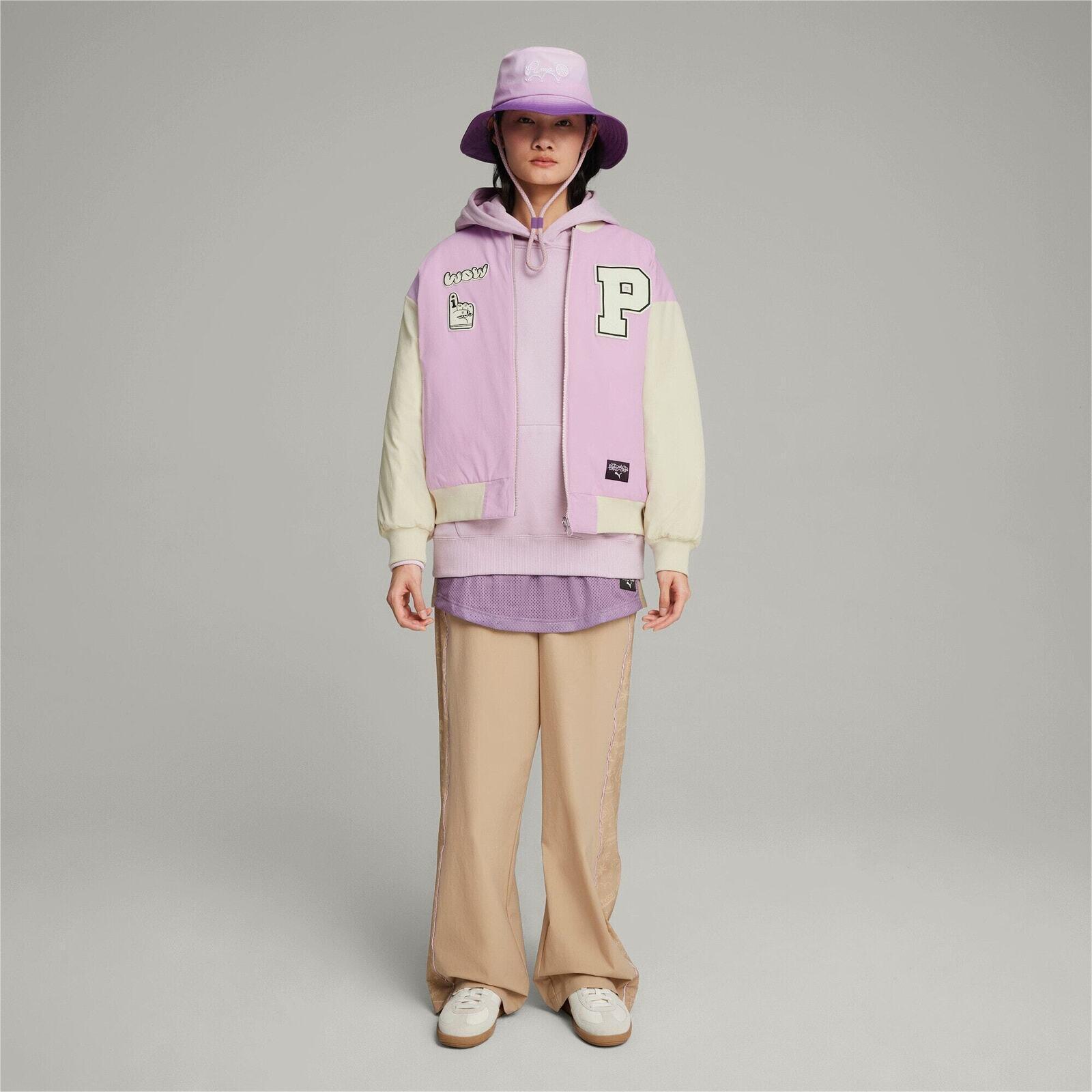 Capot Puma X Sophia Chang Graphic Hoodie, Rose, Femmes 3/7