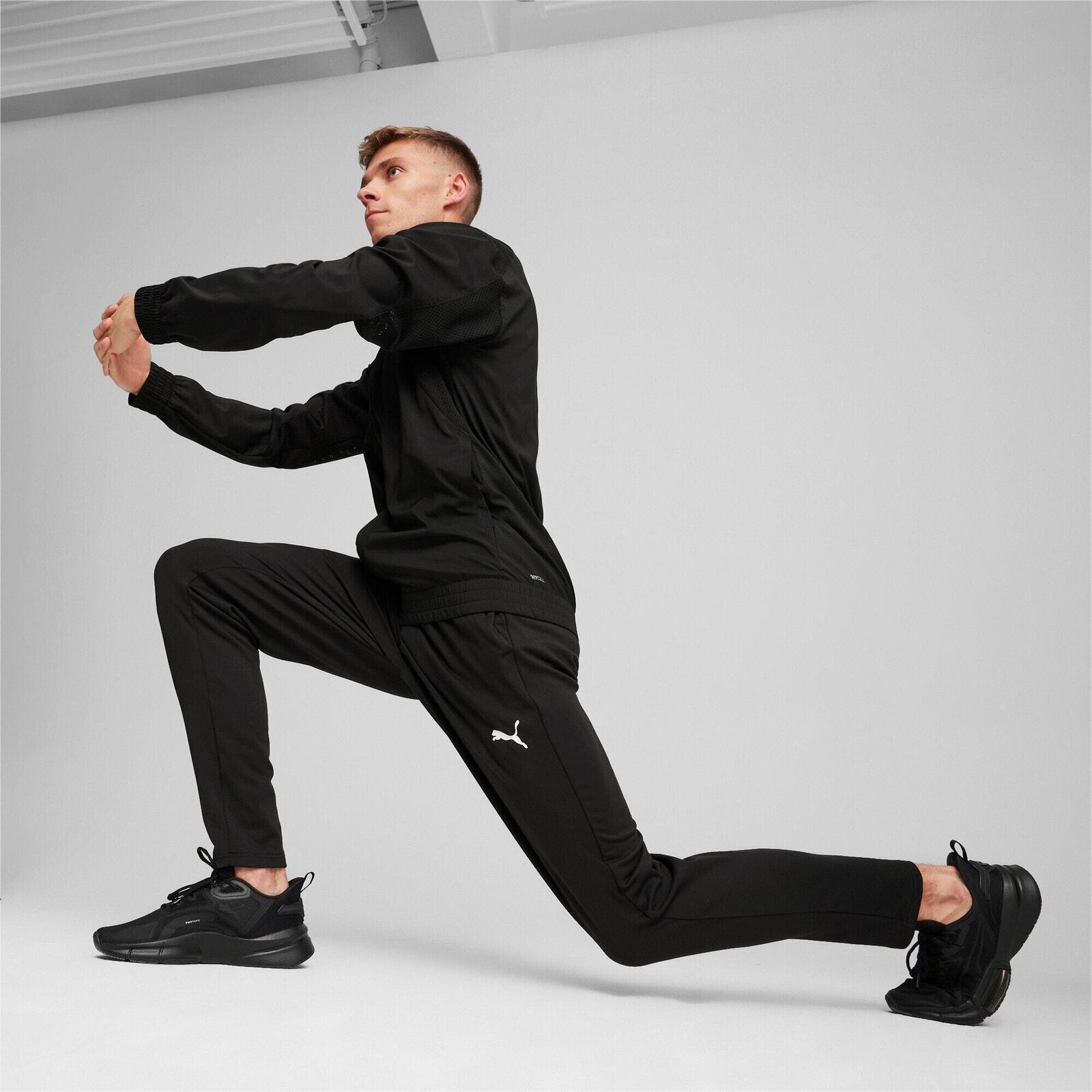Giacca Puma Fit Woven Full Zip Jacket, Nero, Uomini 5/5