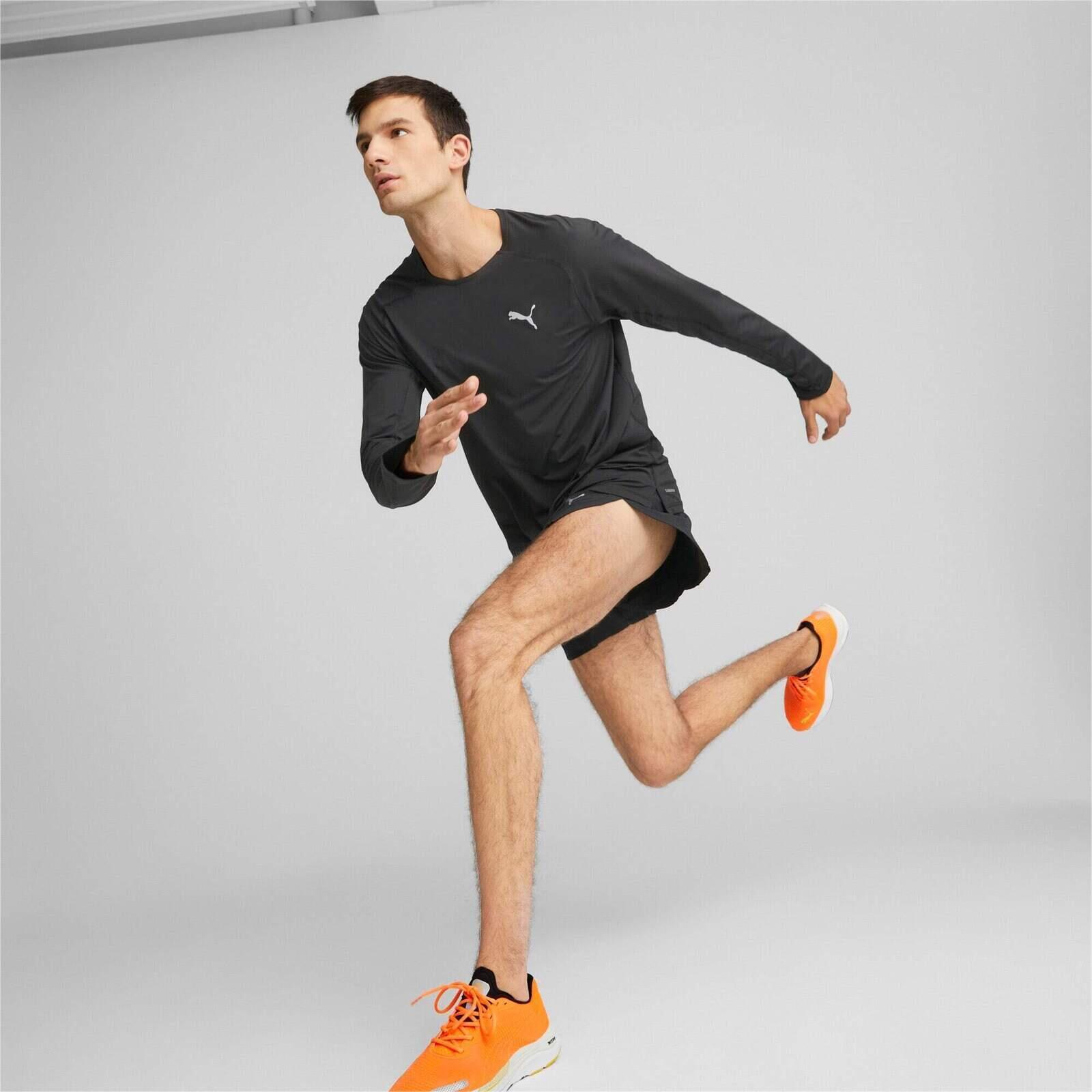 Chemisier Puma Run Cloudspun Ls Tee, Noir, Hommes 3/5