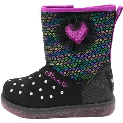 Stiefel Skechers Twinkle Toes Glitzy Glam. Schwarz. Kinder