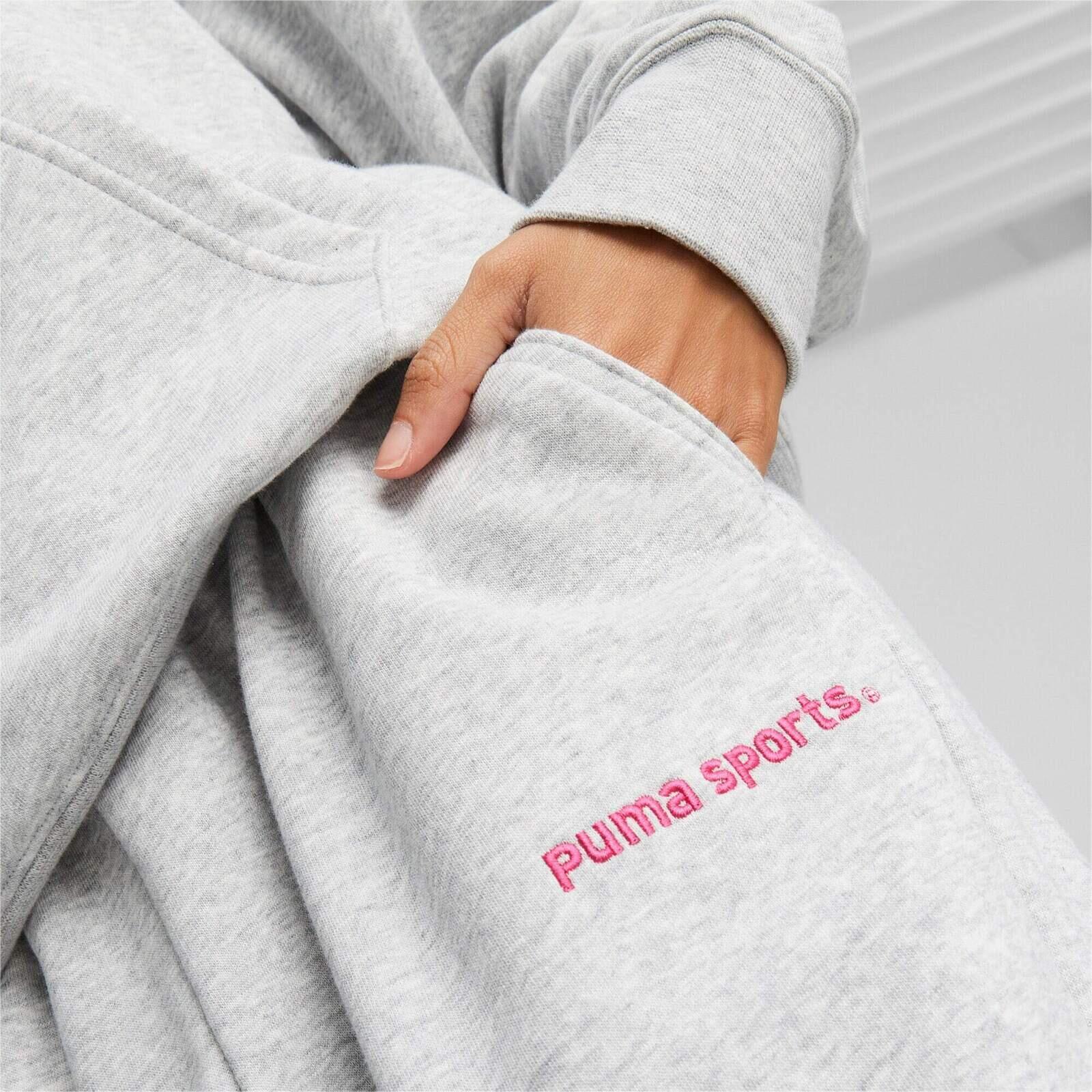 Pantalon Puma Team Sweatpants Tr, Gris, Femmes 5/5