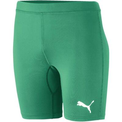 Korte broek puma liga baselayer shorttight jr, groen, kinderen
