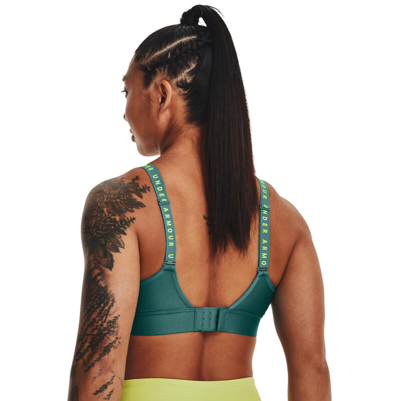 Sostén Under Armour UA Infinity Mid Covered, Verde, Mujer