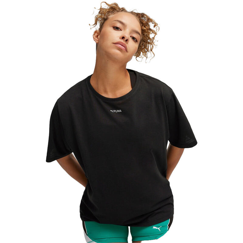 Tricou femei Puma Women S Graphic Oversized Fit Tee P, Negru