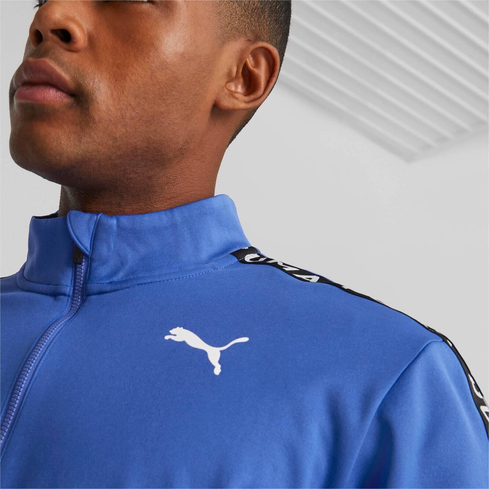 Giacca Puma Fit Lightweight Powrfleece Full Zip, Blu, Uomini 3/5