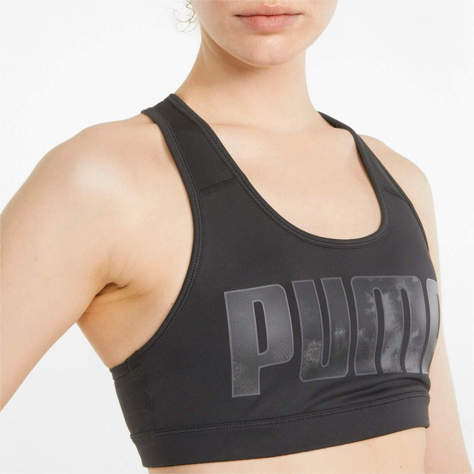 Sutiã Puma Mid Impact 4Keeps, Preto, Mulheres 4/5