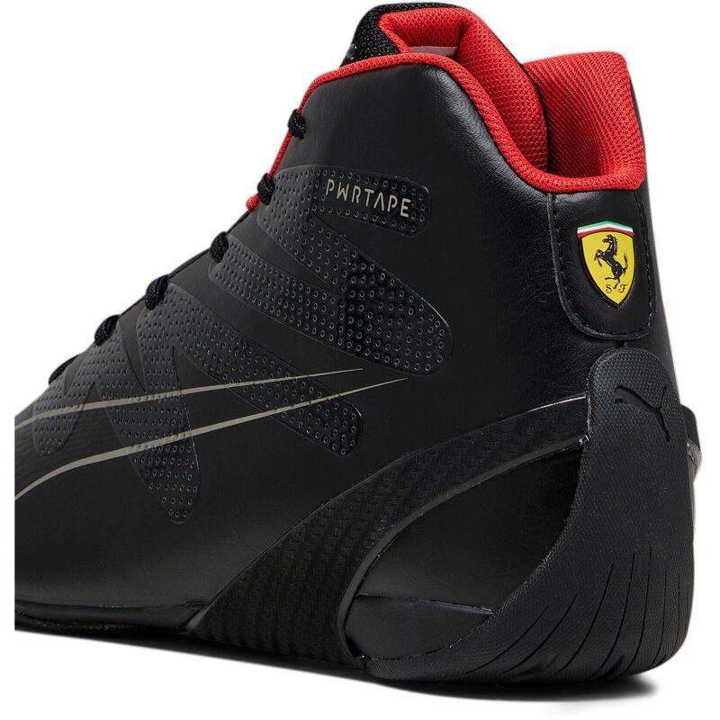 Pantofi sport barbati Puma Ferrari Carbon Cat Mid, Negru