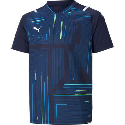 T-shirt puma teamultimate jersey jr, blauw, kinderen