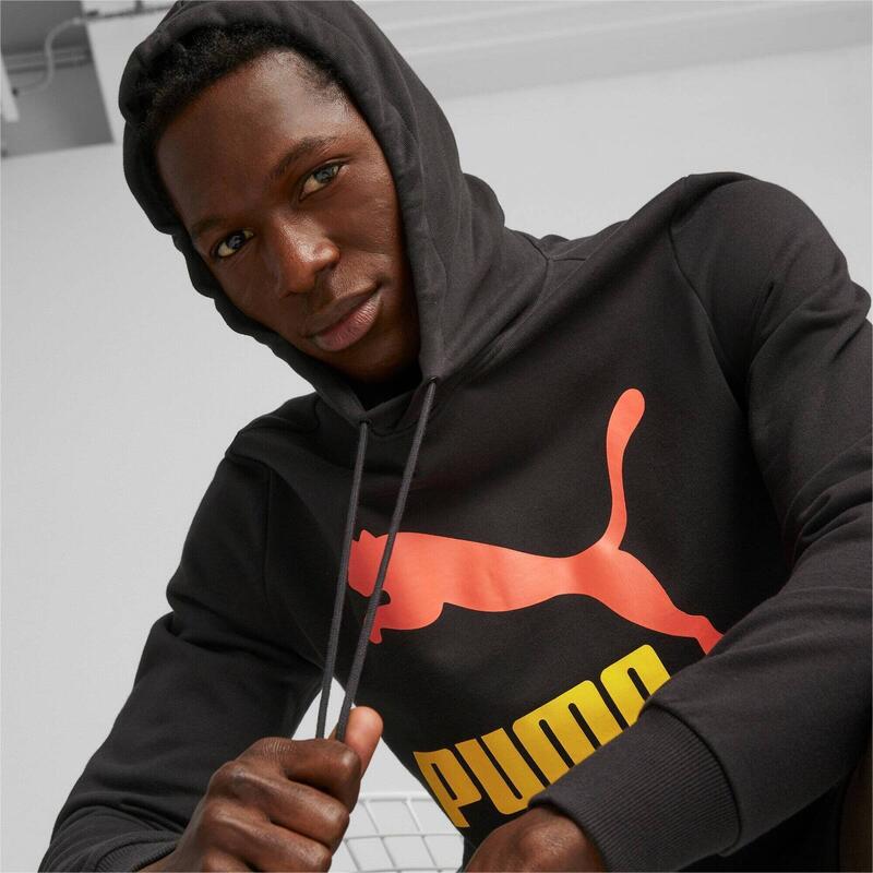 Hanorac barbati Puma Classics Logo Hoodie S Tr, Negru