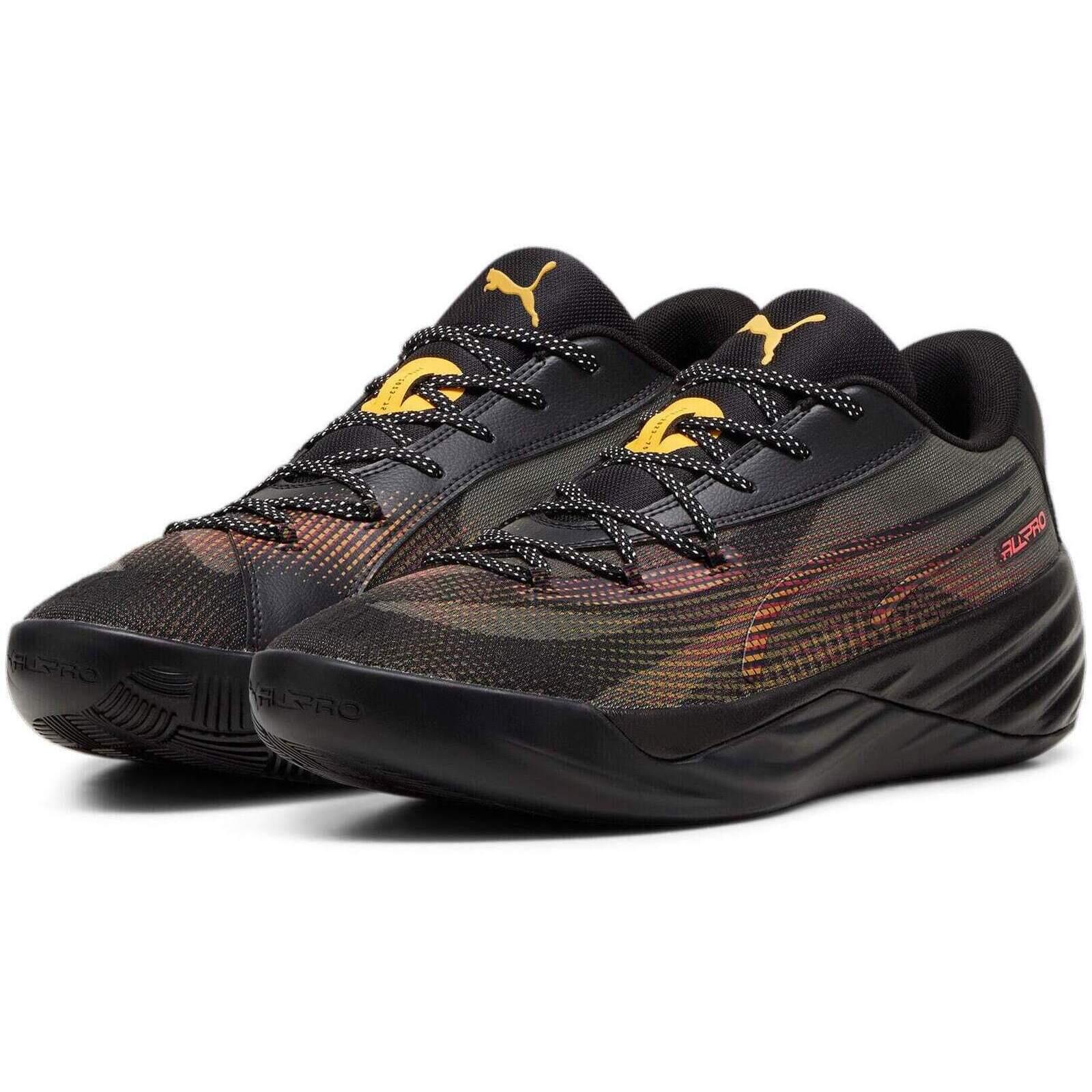 Baskets Puma All-pro Nitro Fire Glow, Noir, Hommes 3/5