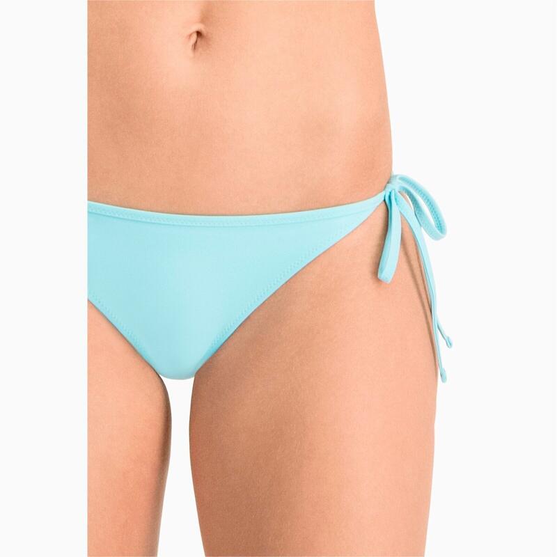 Slipi de baie femei Puma Swim Side Tie, Albastru