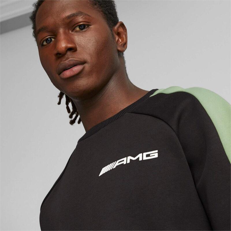 Bluza barbati Puma Amg Crew Neck, Negru