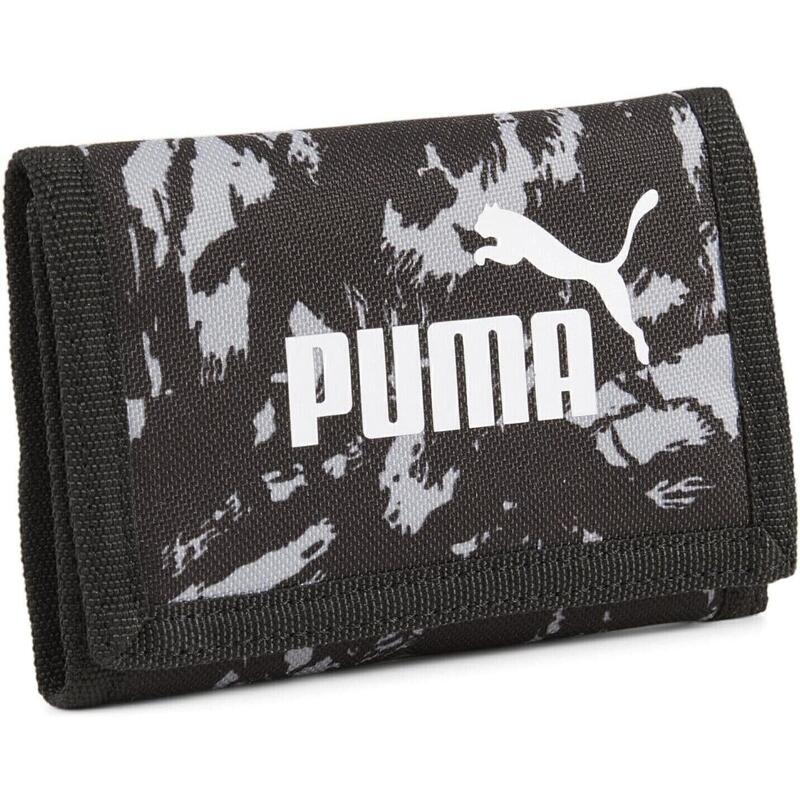 Portofel unisex Puma Phase AOP Wallet, Negru