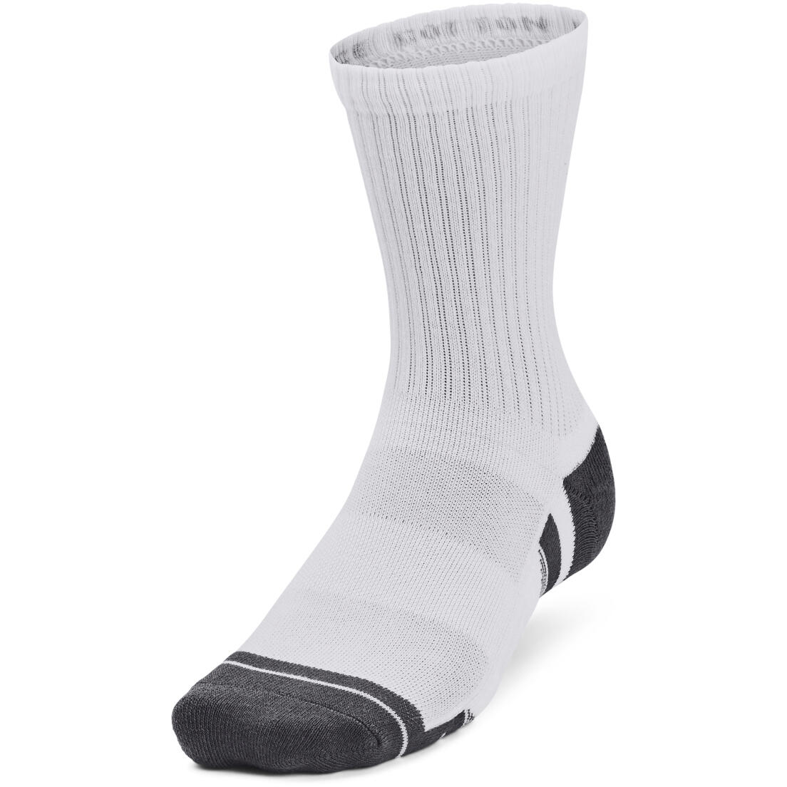 CALZINI Under Armour Performance Cotton 3P, Bianca, Unisex 4/7