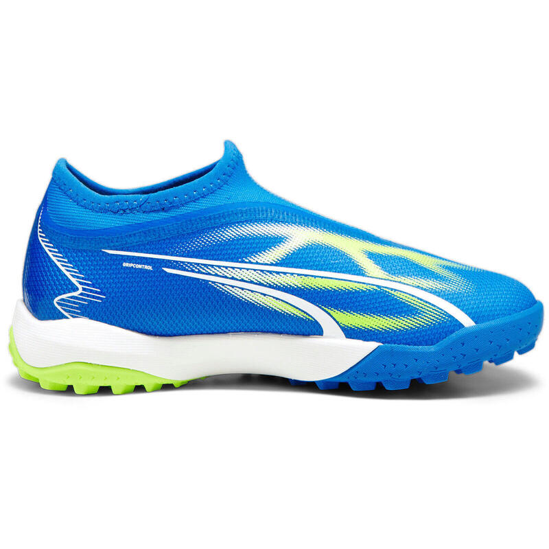 Ghete de fotbal copii Puma Ultra Match Ll Tt Mid Jr, Albastru