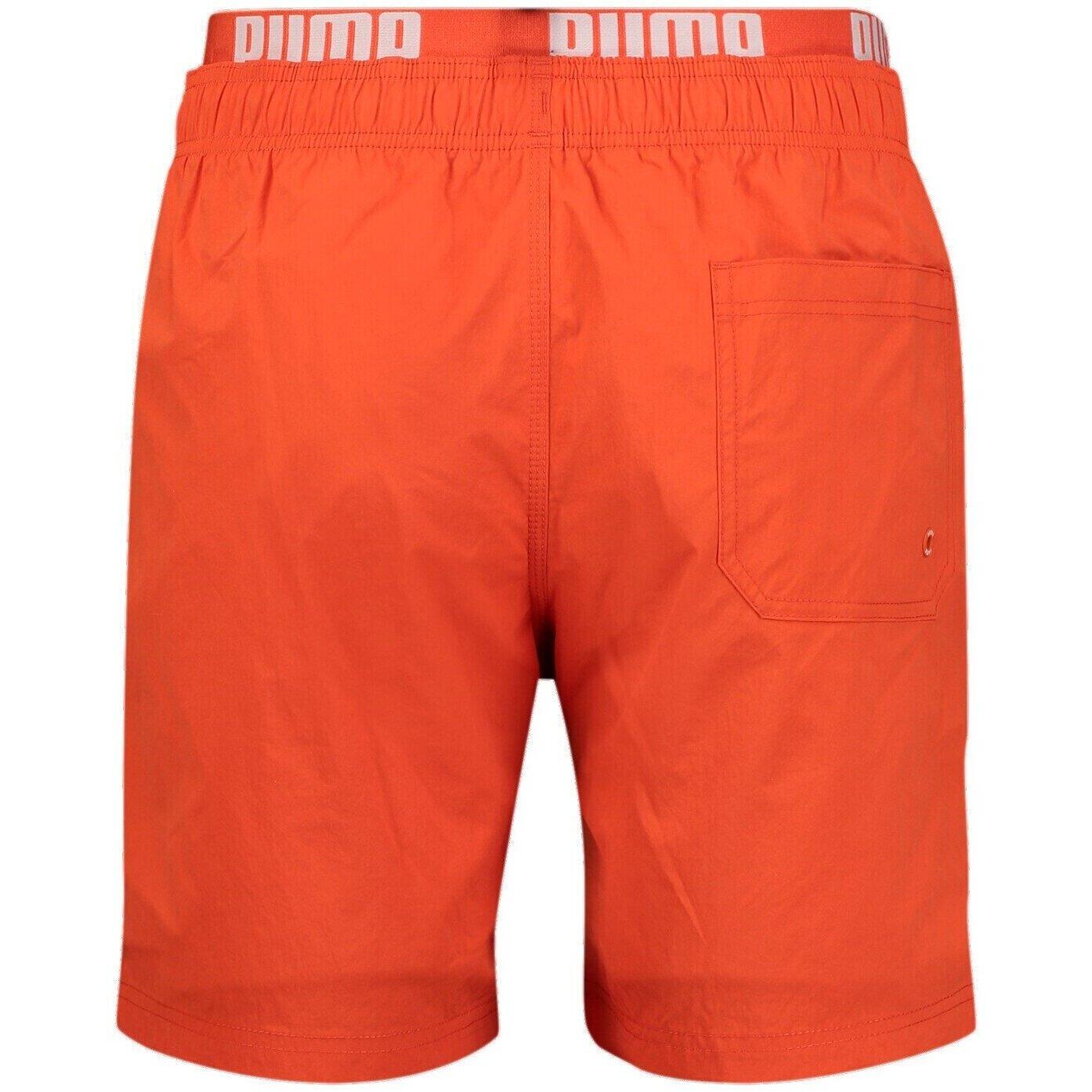 Bermudas Puma Swim Men Utility Mid Shorts 1p Chil, Naranja, Hombre 2/2