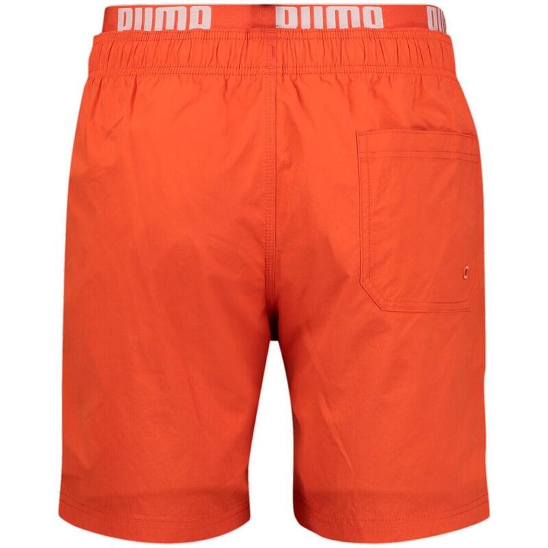 Pantaloni scurti barbati Puma Swim Men Utility Mid Shorts, Portocaliu