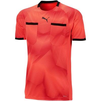 T-shirt puma referee jersey. rood. mannen