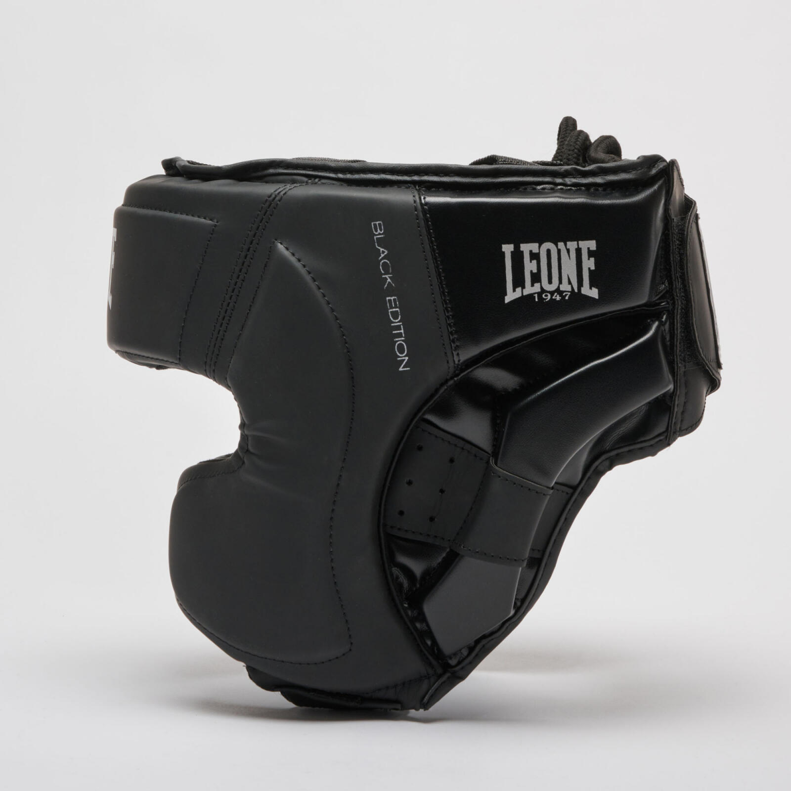 Casco protector Leone1947 BLACK EDITION negro S 3/6
