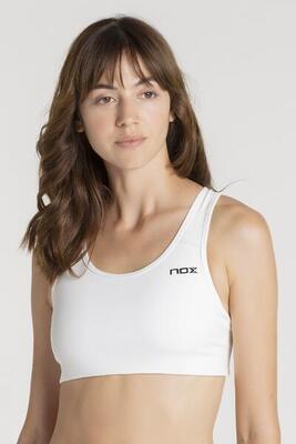 Women's white nox pro sports bra