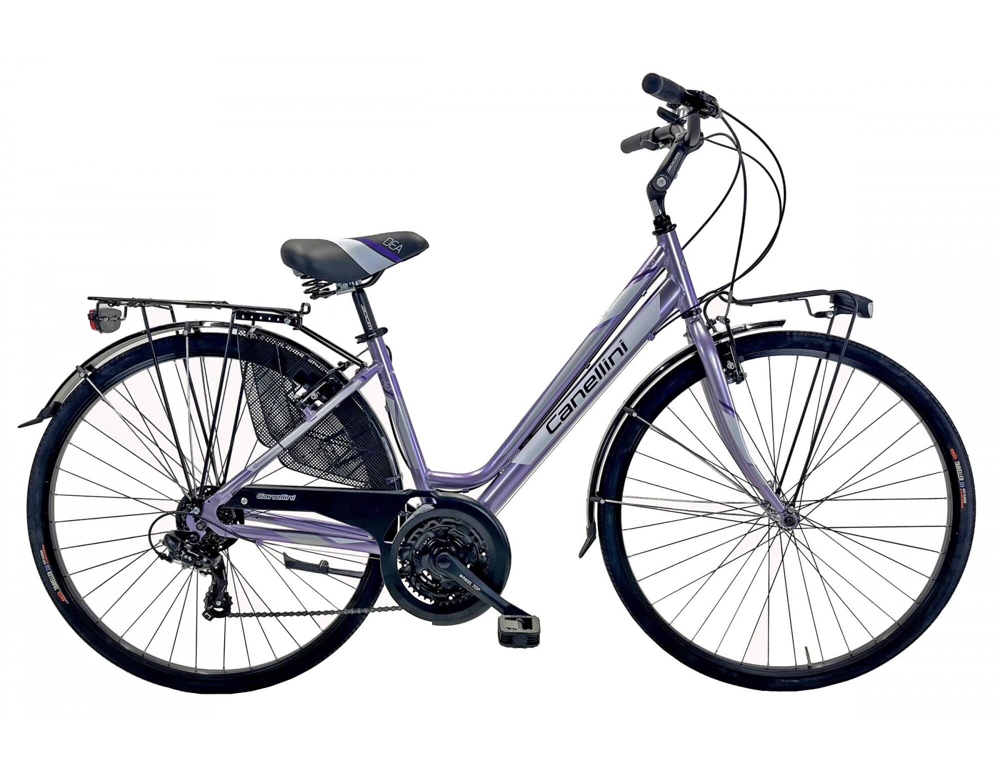 CANELLINI Bici da città Canellini DEA Alluminio donna 21v - Viola