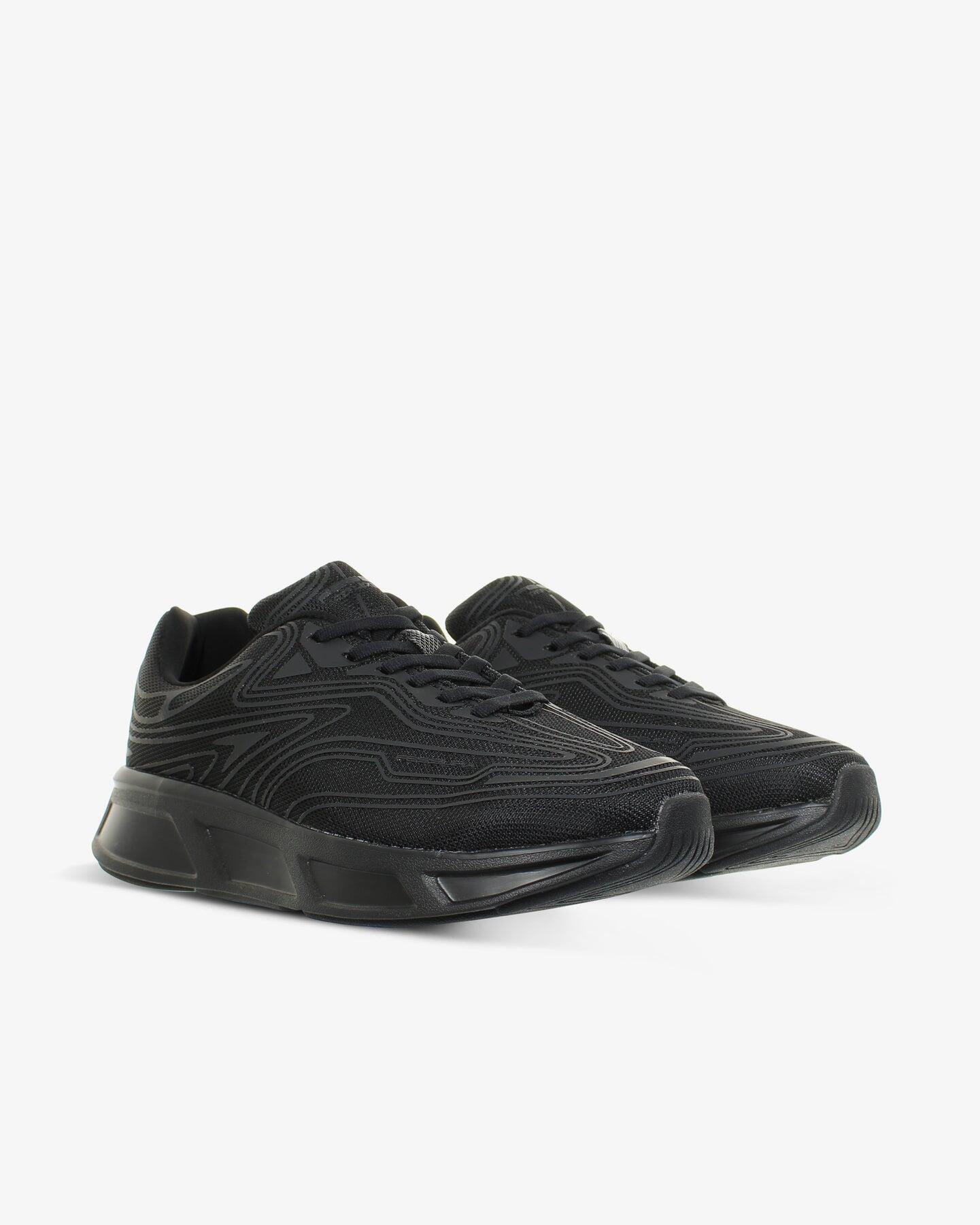 Calçado Unissexo Fessura Wmns Runflex 01 Canvas Preto/preto 2/2