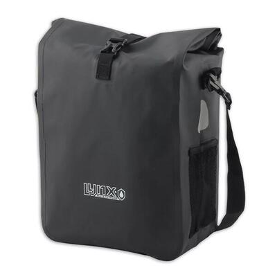 Enkele fietstas zwart - 23 liter - schouderband tas fiets