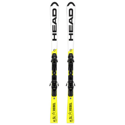 Narty juniorskie slalomowe HEAD WC REBELS E.SL REBEL TEAM + wiązanie HEAD FF 11