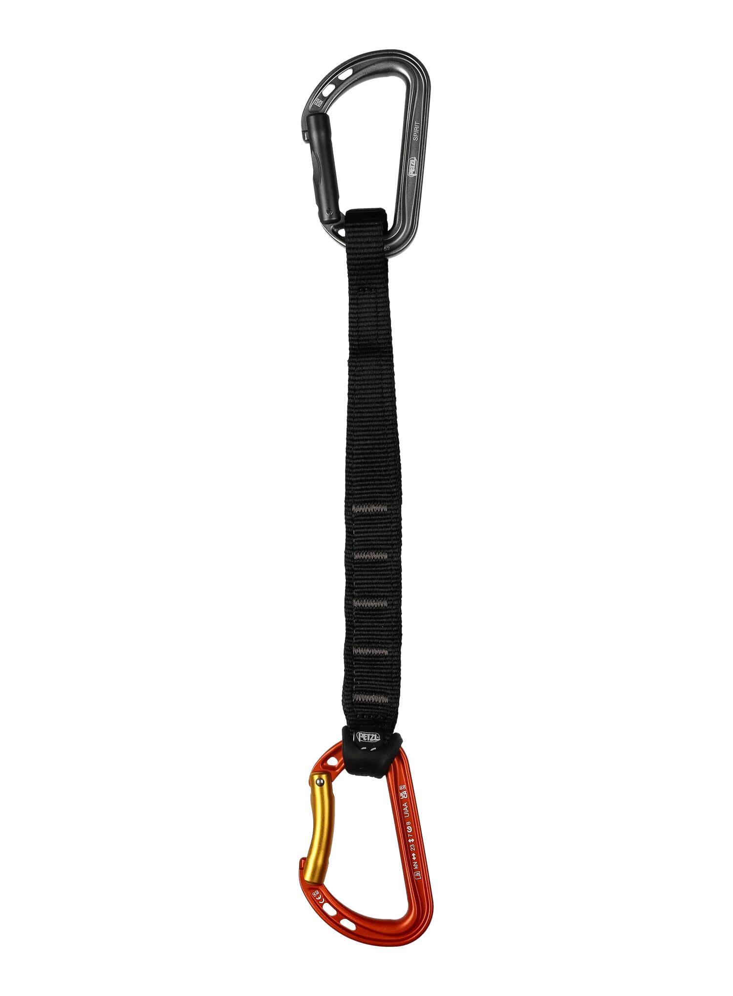 Cinta express PETZL Spirit 25 cm caracteristică ergonomic
