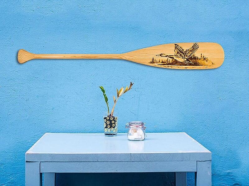 Pagaj John Paddle Beavertail Ozdoba Wypalany 110 cm - Flying Duck 110 cm 6/7
