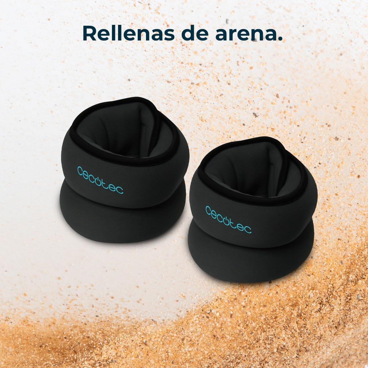 Pesos de tornozelo e pulso de 1kg Drumfit AnkelBell 1000 Neo 4/7