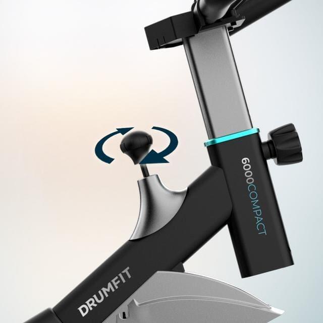 Cecotec Bicicleta Estática Indoor Compacta con Volante de Inercia 6Kg DrumFit In 6/7