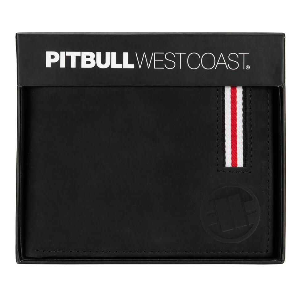 Portfel Elegancki Męski PitBull Lin Wood 2 Skórzany