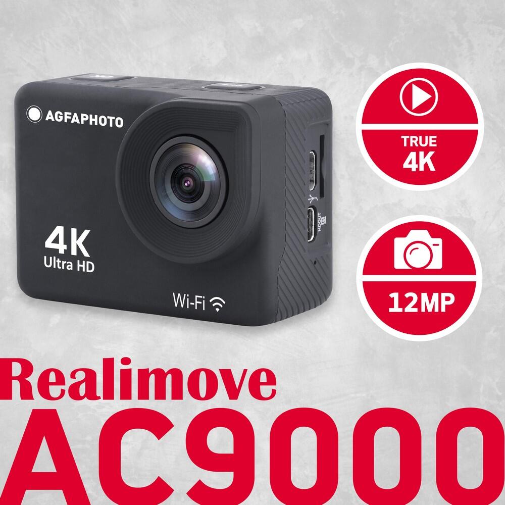 Cámara Digital Deportiva AgfaPhoto Realimove AC9000/ 16MP/ Negra 4/5
