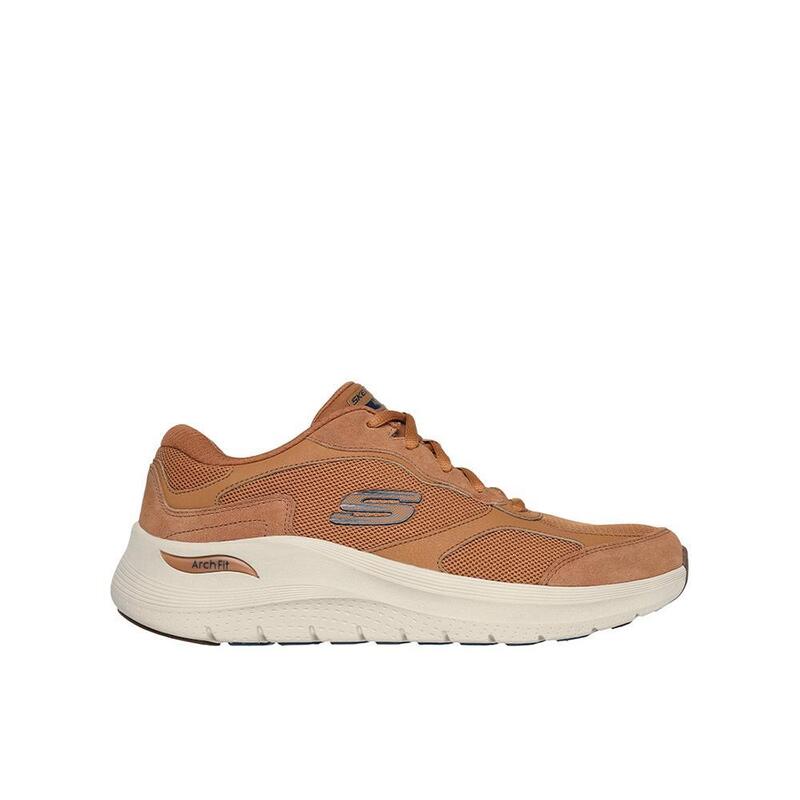 Zapatillas Deportivas Caminar Hombre  Skechers 232702_WSK Camel con Cordones