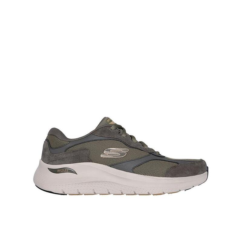 Zapatillas Deportivas Caminar Hombre  Skechers 232702_OLV Verde oliva Cordones