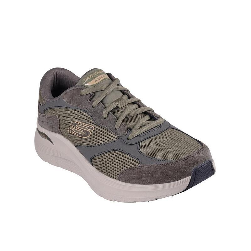 Zapatillas Deportivas Caminar Hombre  Skechers 232702_OLV Verde oliva Cordones