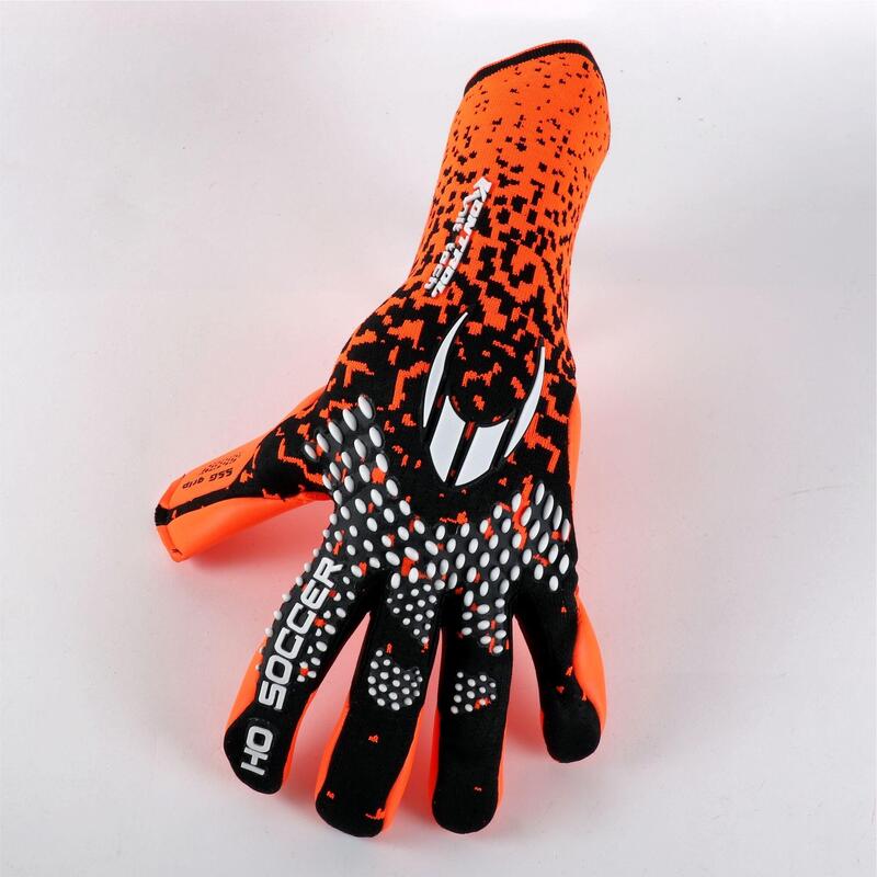 Torwarthandschuhe Fußball SSG Kontrol Knit Tech Alert Orange