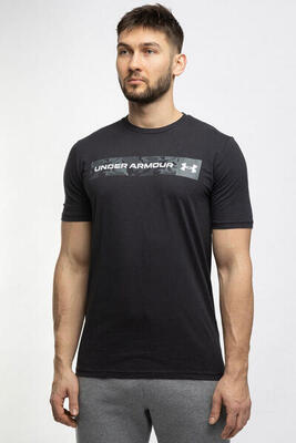 Heren under armour camo chest stripe t-shirt fitness