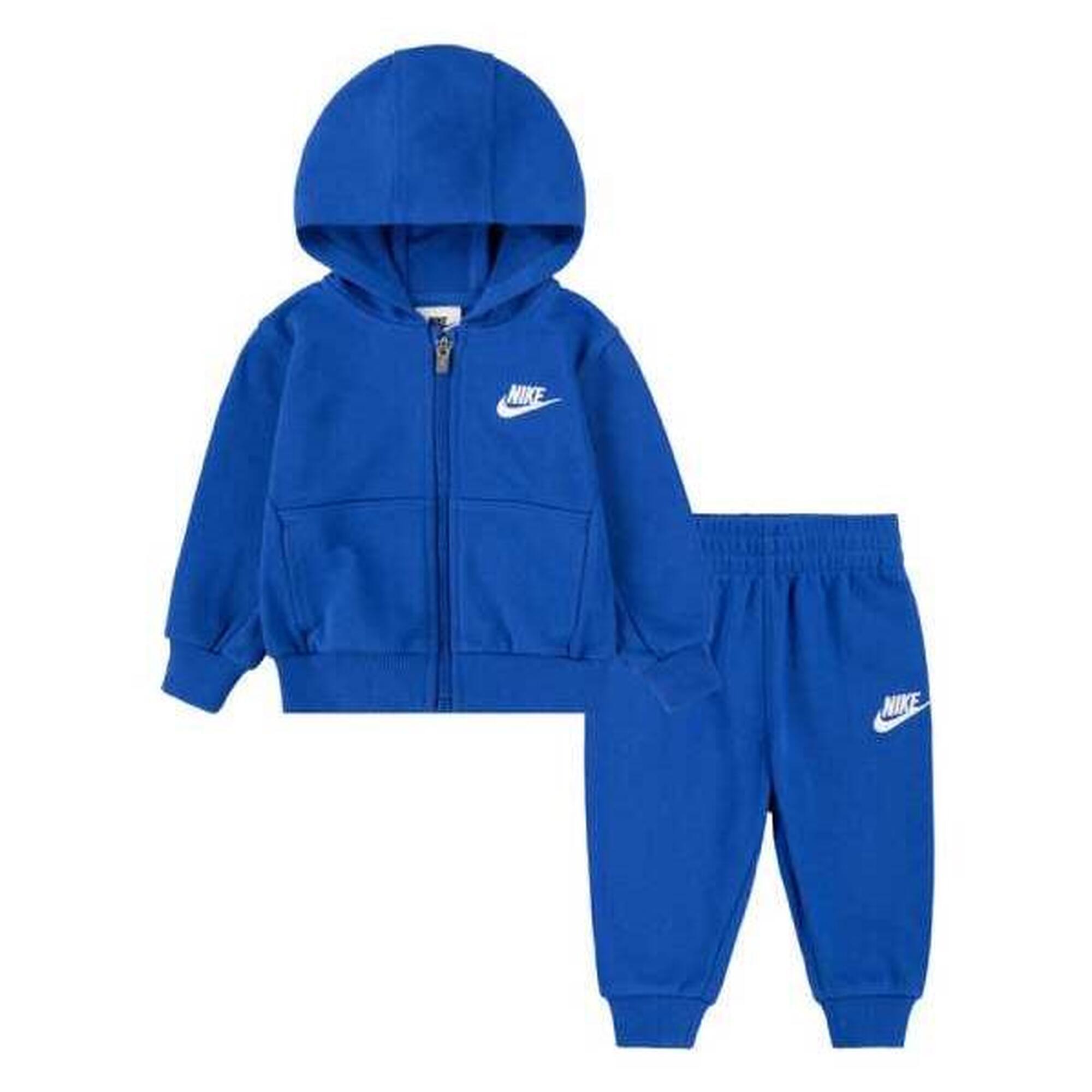 Tuta bambino nike lbr fz club set - blu