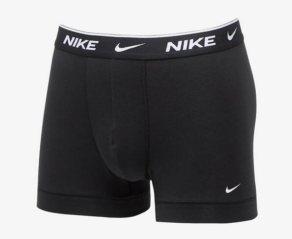 Tre boxer uomo nike everyday cotton stretch - nero 2/5