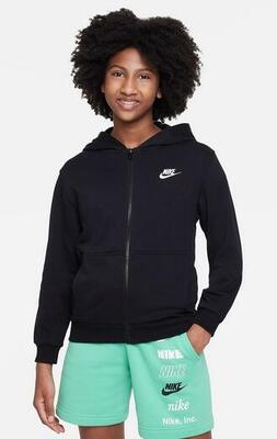 Giacca ragazzo sportswear club ft lbr - nero