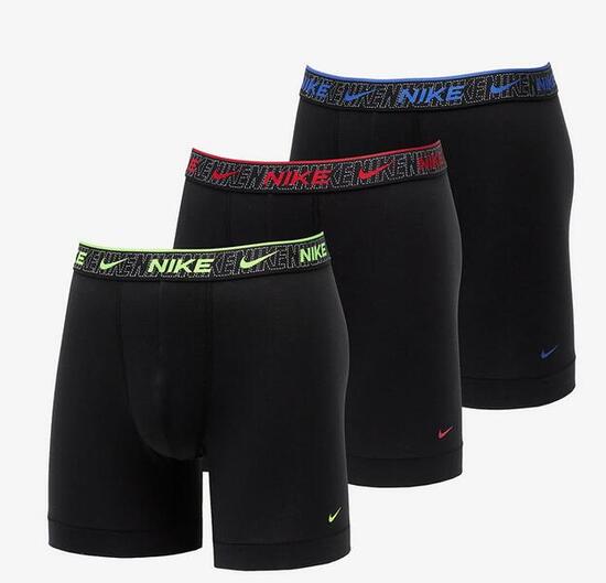 Tre boxer uomo nike everyday cotton stretch - nero