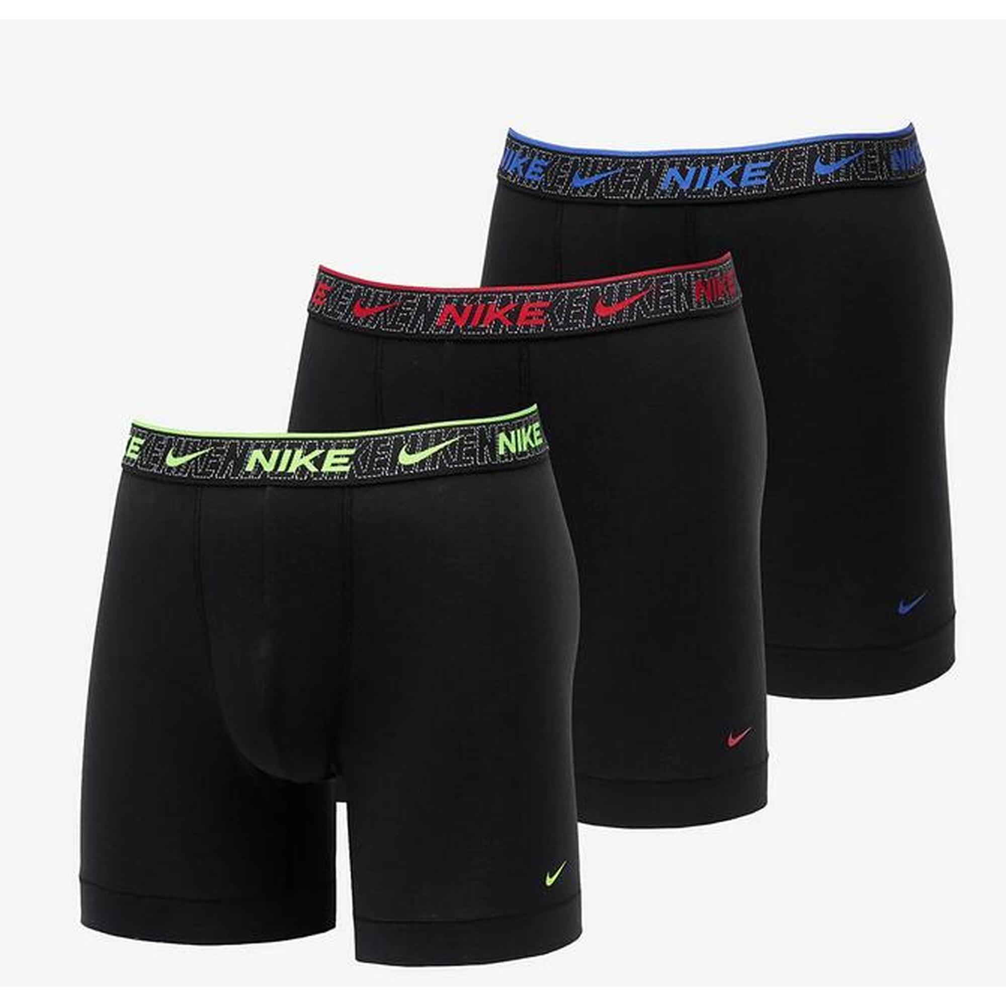 Tre boxer uomo nike everyday cotton stretch - nero